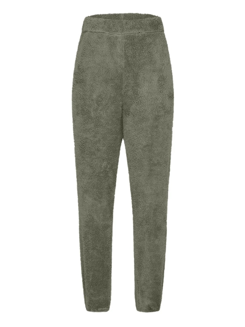 Women’s Faux Suede Olive Green Leggings, size M
